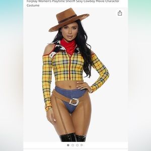 Playtime Sheriff Sexy Cowboy Movie Character Costume (Woody)